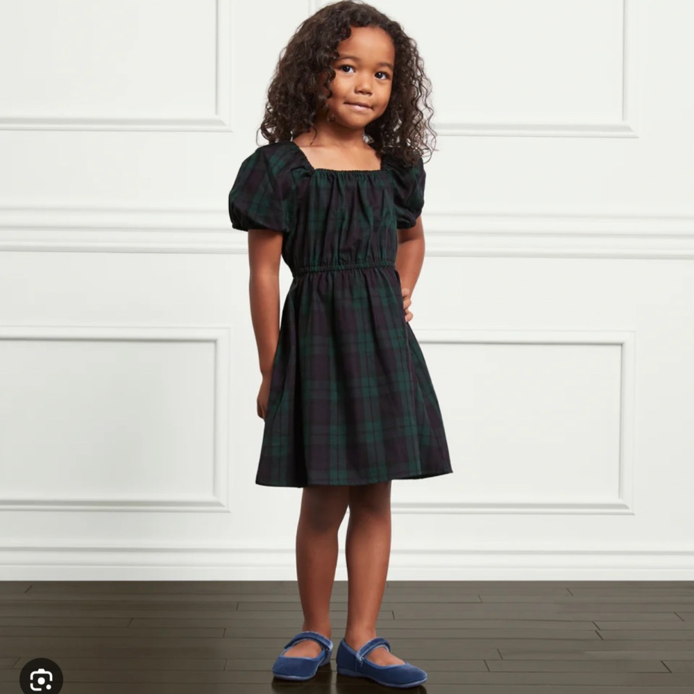 Hill House Home Tiny Sienna Dress in Blackwatch Plaid